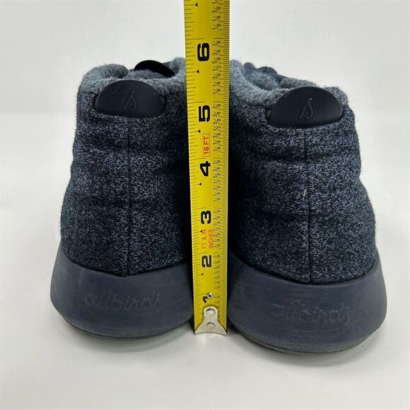 Allbirds Men's Blue Wool Runner-Up Mizzles High Top Sneakers Size 11 - Picture 9 of 14